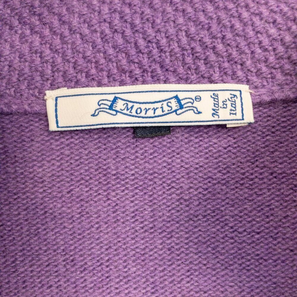 Morris Italy Merino Wool & Cashmere Button-Up Sweater – Size 14 (US) / 46 (IT) - Picture 4 of 4
